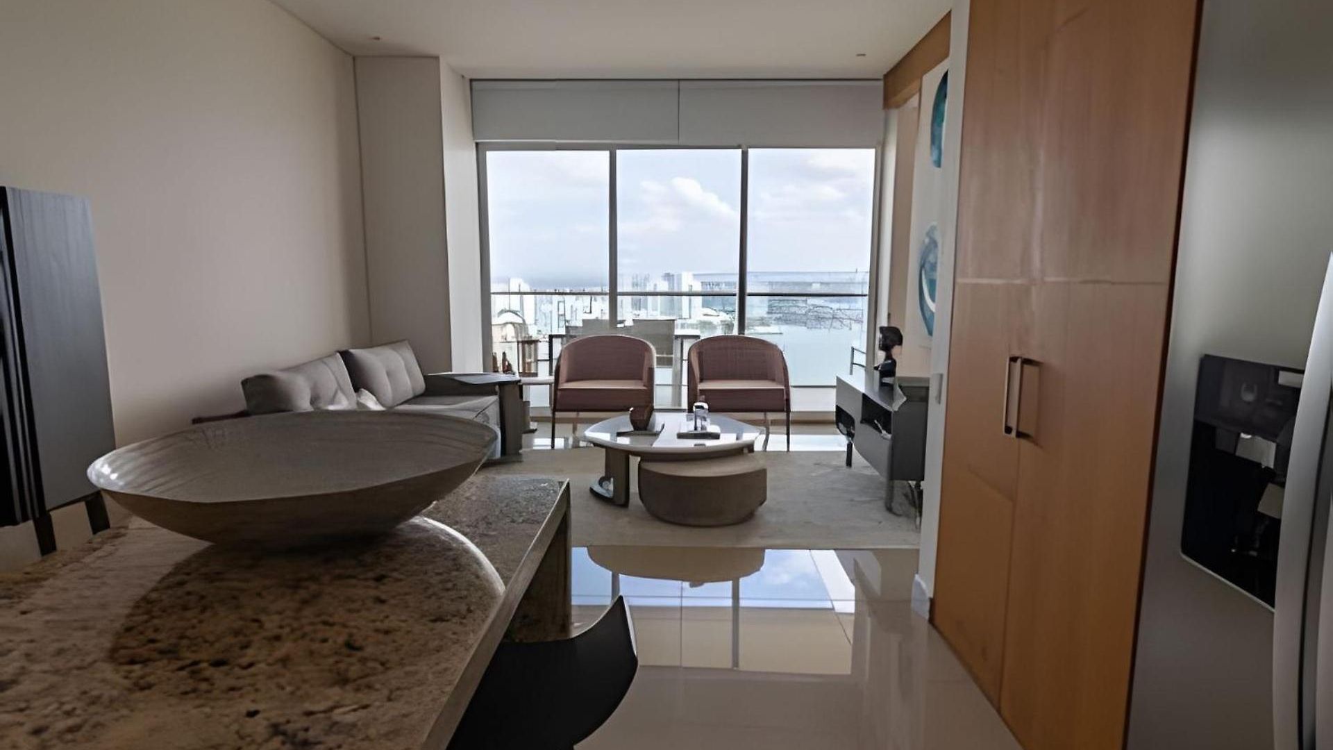H2 Lujoso Apto 1 Hab Piso 23 Con Empleada * Cartagena