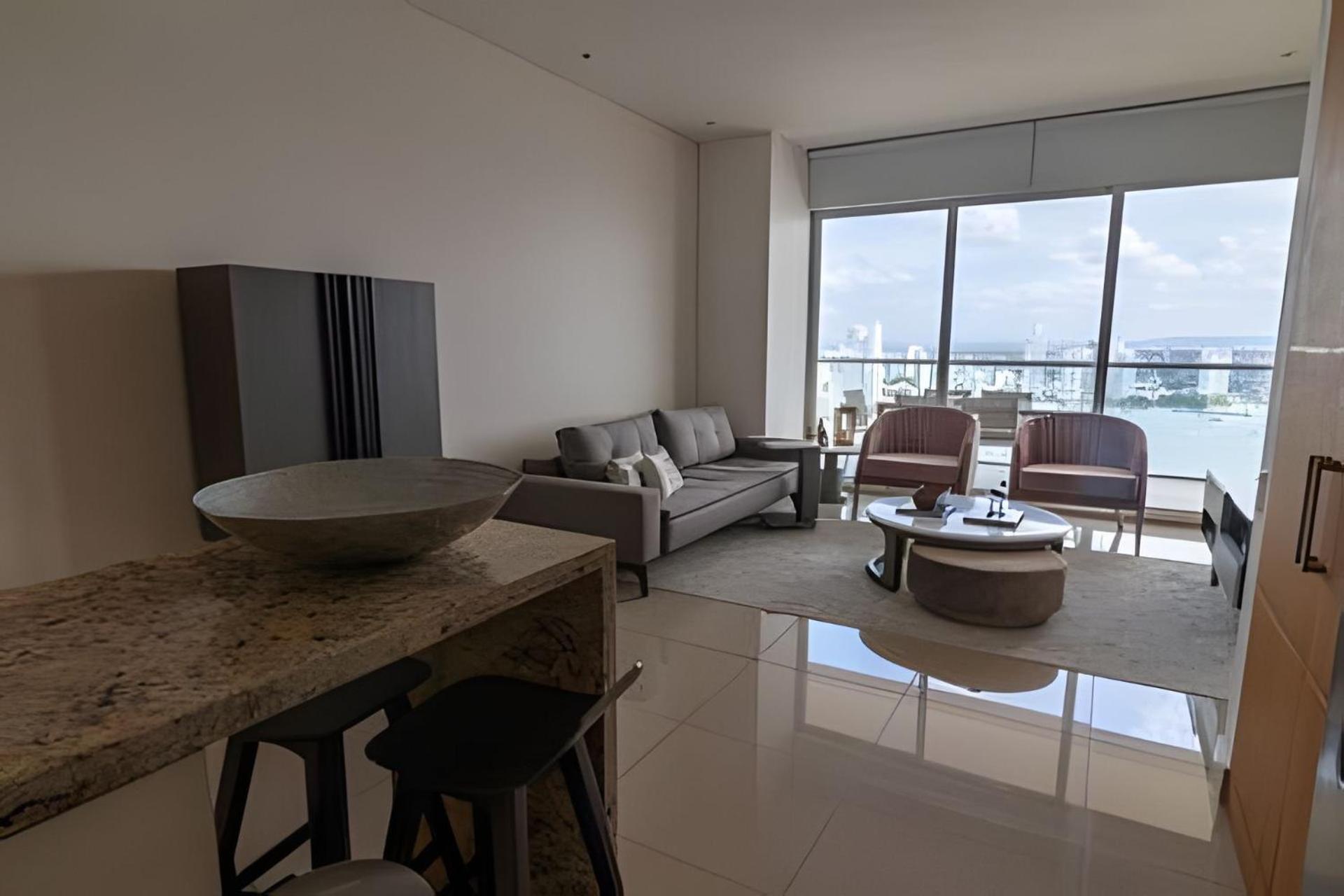 Apartamento H2 Lujoso Apto 1 Hab Piso 23 Compl. Empleada Cartagena