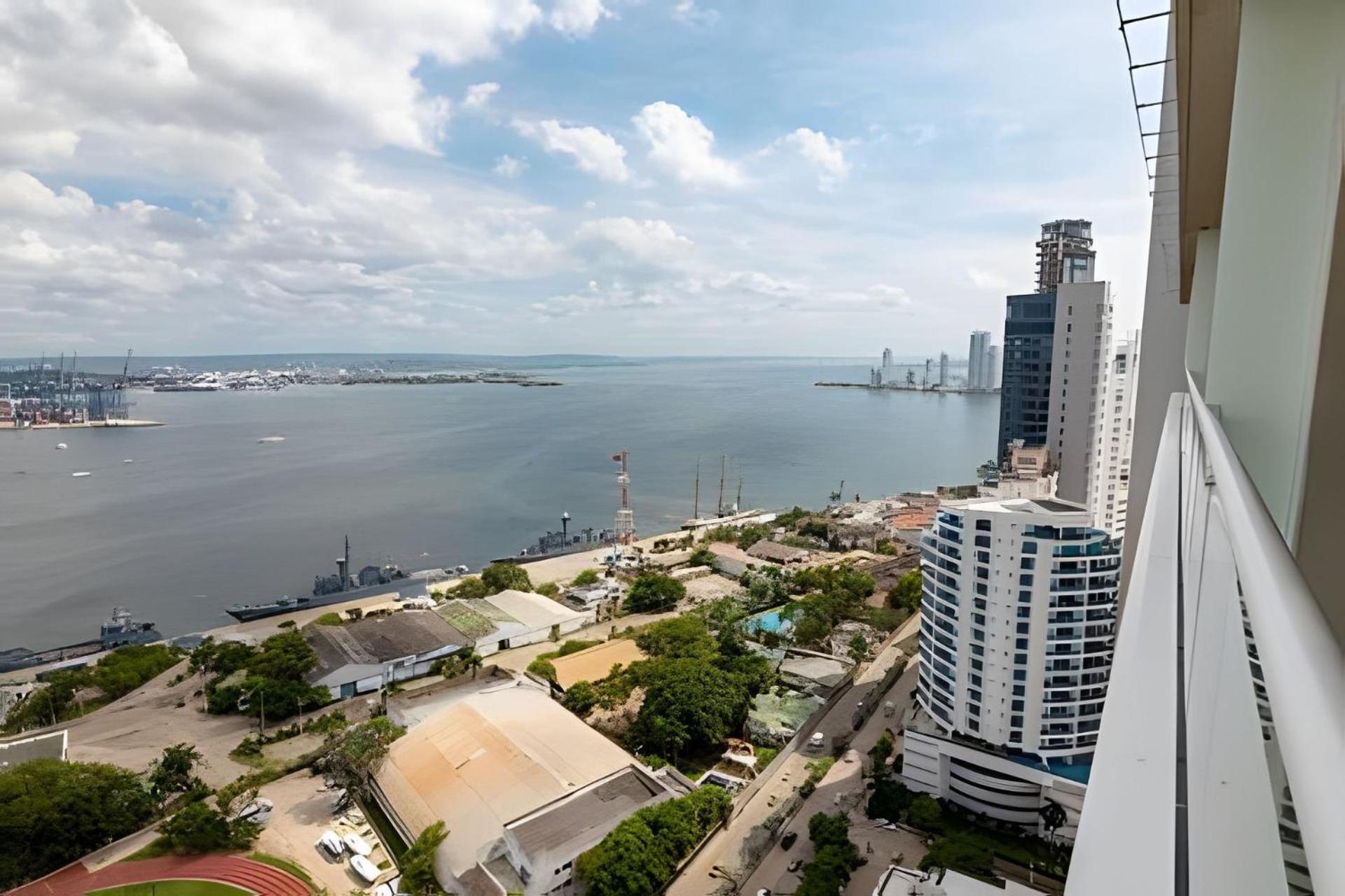 Apartamento H2 Lujoso Apto 1 Hab Piso 23 Compl. Empleada Cartagena