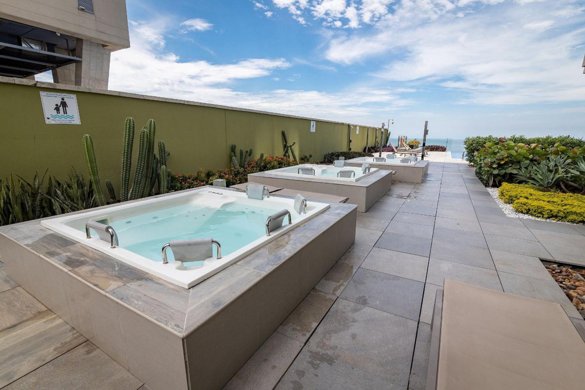 H2 Lujoso Apto 1 Hab Piso 23 Compl. Empleada Apartamento Cartagena